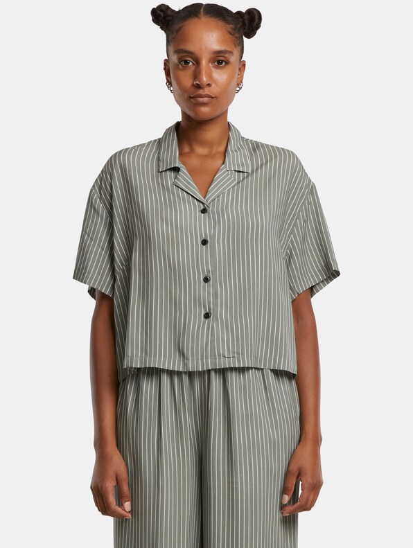Urban Classics Ladies Viscose Resort Shirt-2
