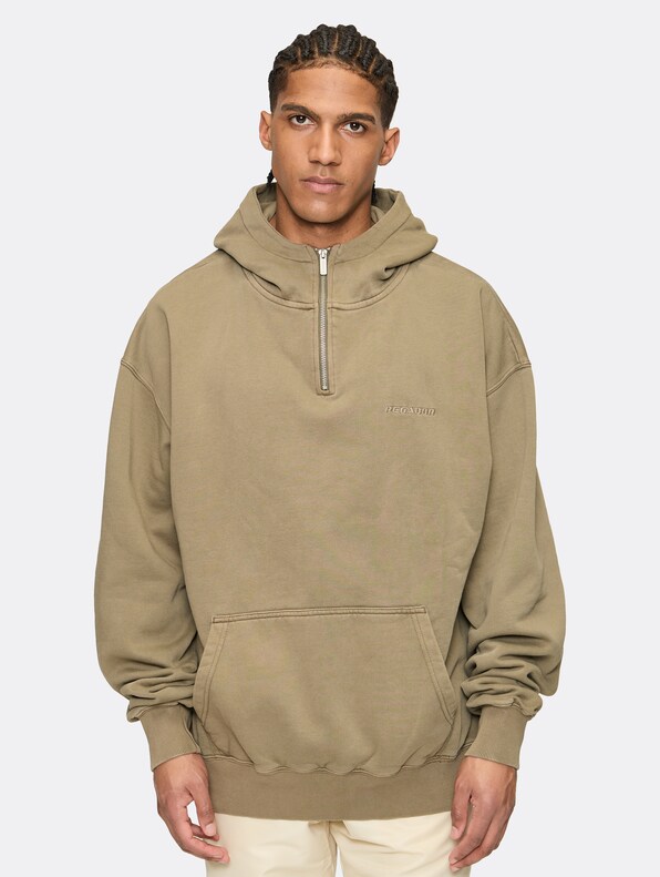 Logo Oversized Halfzip-0