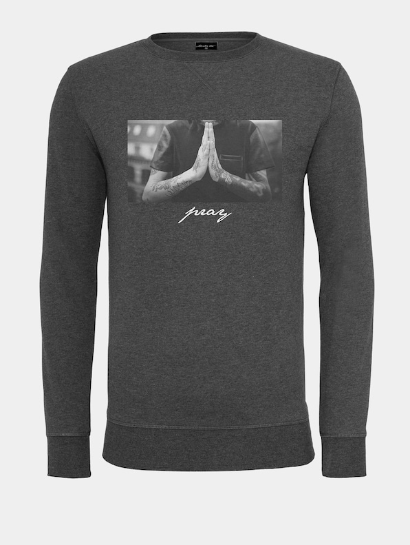 Mister Tee Pray Crewneck Pullover-0