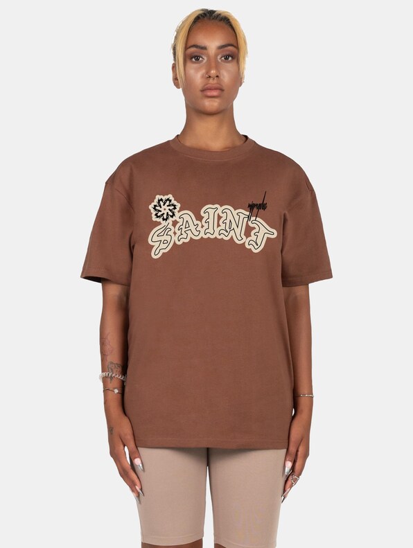 MJ Gonzales Ladies Saint x Heavy Oversized T-Shirts-0