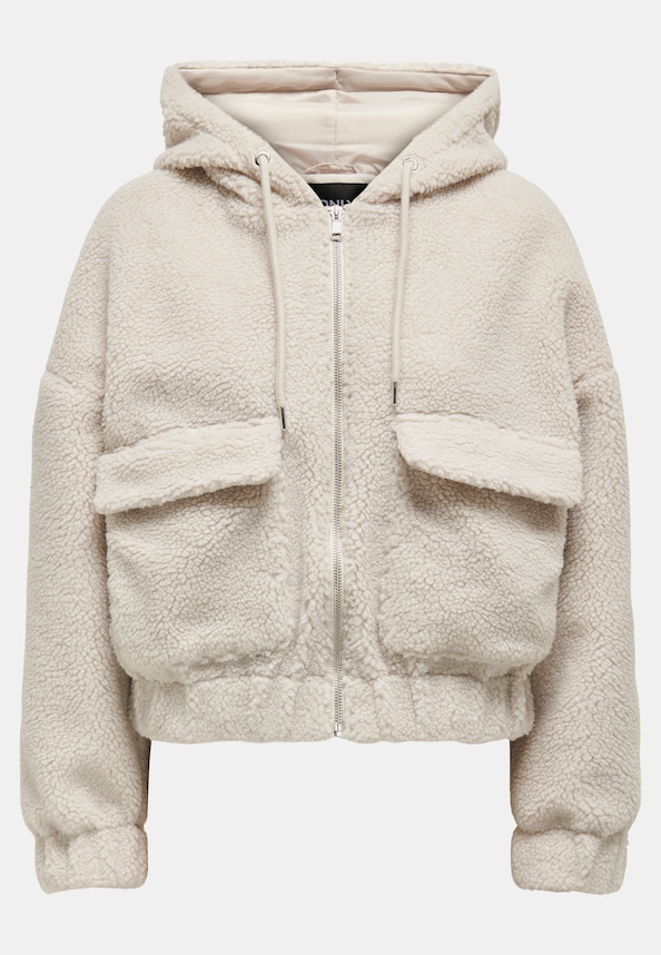 ONLTANJA TEDDY HOOD JACKET OTW NOOS-2