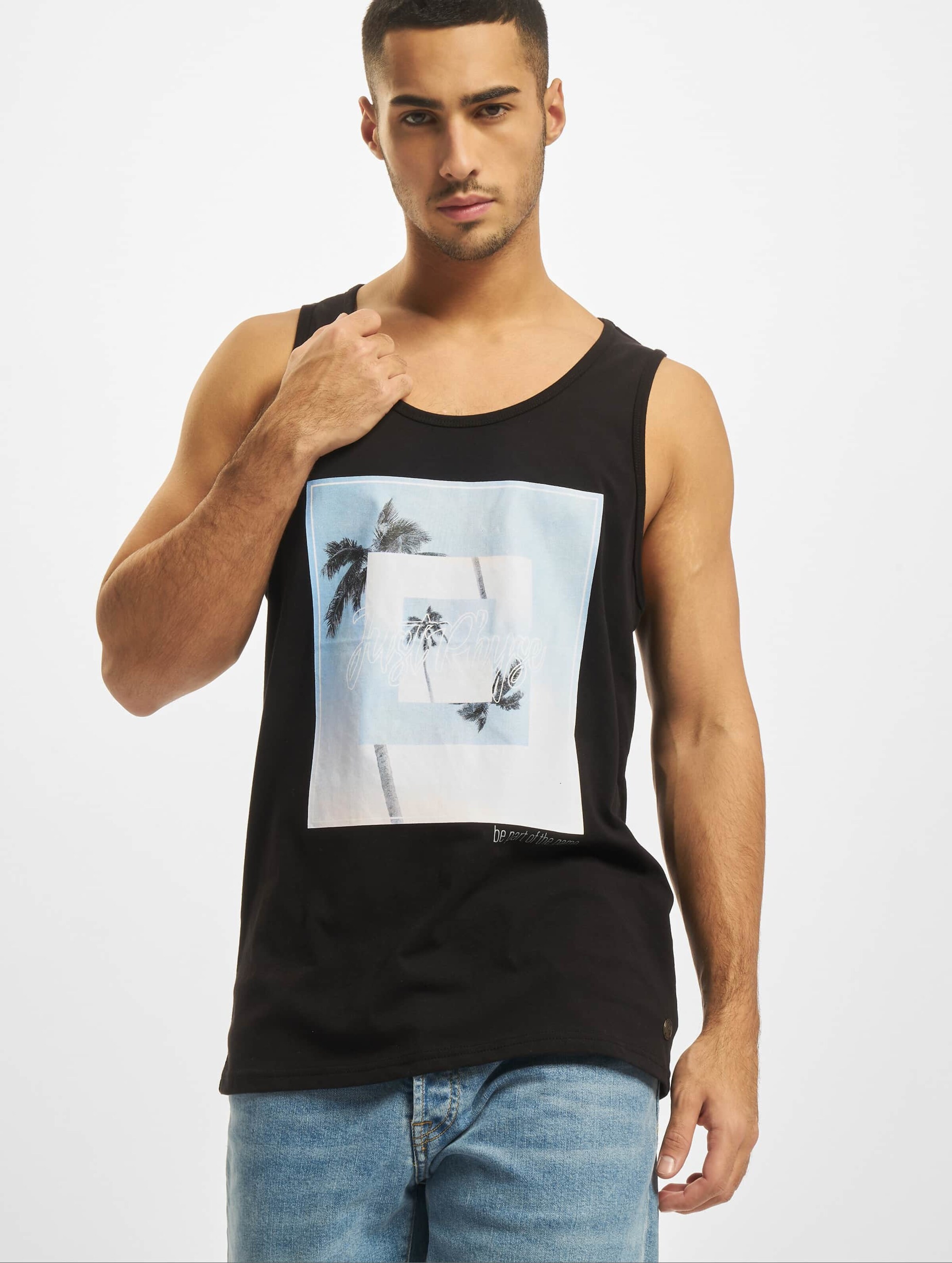 Just Rhyse Capetown Tanktop Mannen op kleur zwart, Maat M