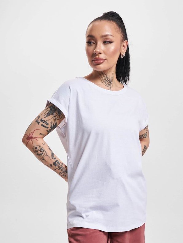 Urban Classics Ladies Extended Shoulder 2-Pack T-Shirt-1