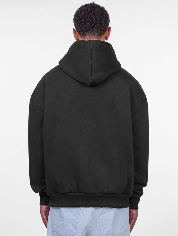 Dropsize Heavy Oversize Script Logo Hoodies-1