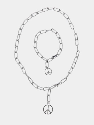 Y Chain Peace Pendant 