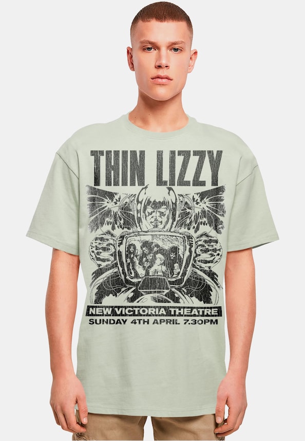 Thin Lizzy - New Victoria Theatre Heavy Oversize Tee-0