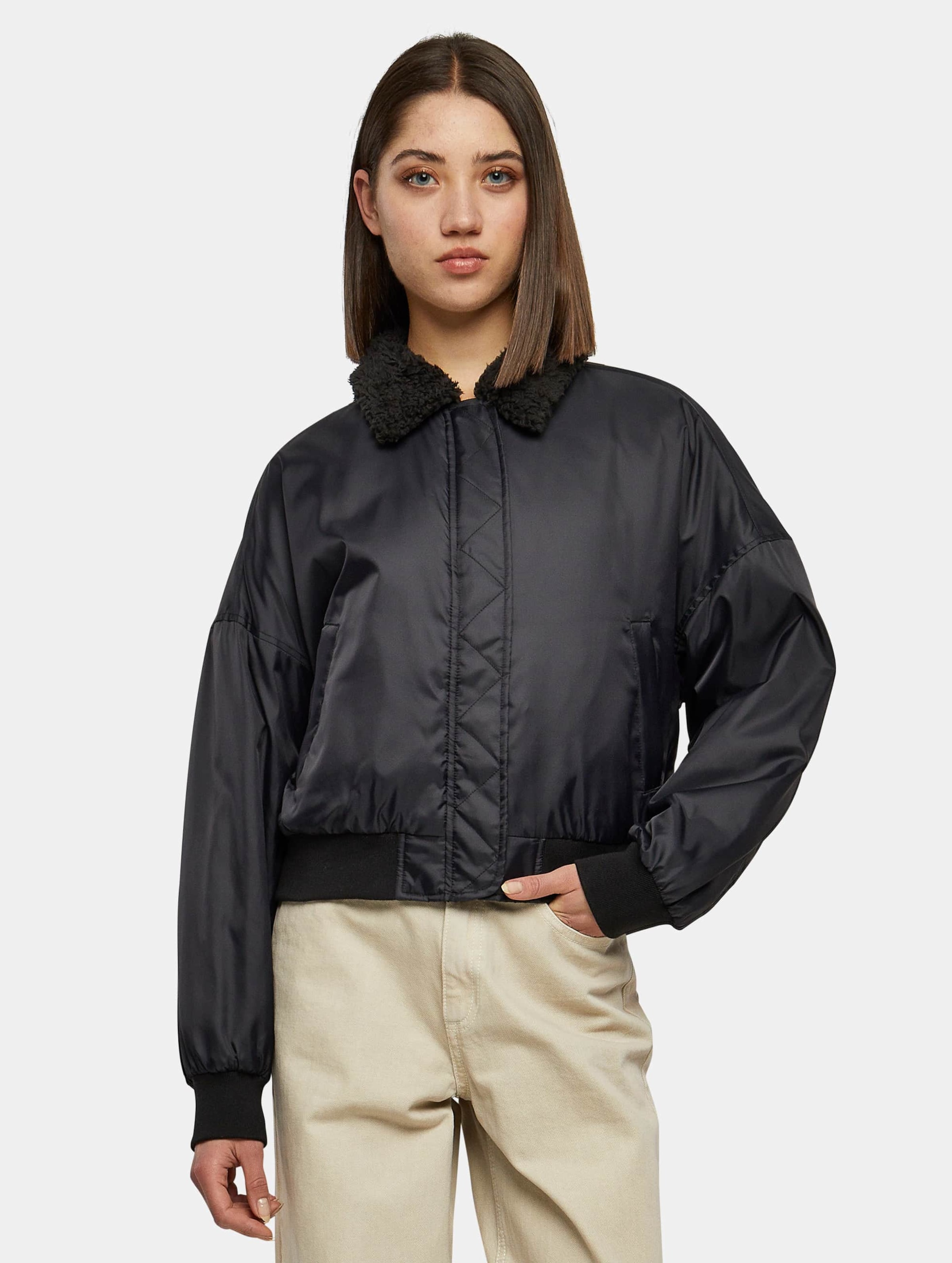 Urban Classics - Pilot Bomber jacket - 5XL - Zwart