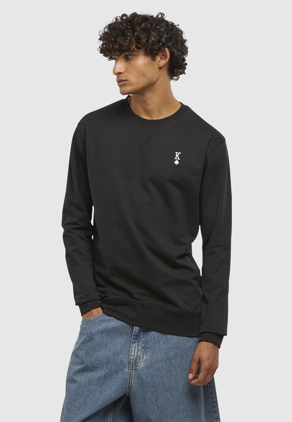 King Sign EMB Light Crew Sweatshirt-0