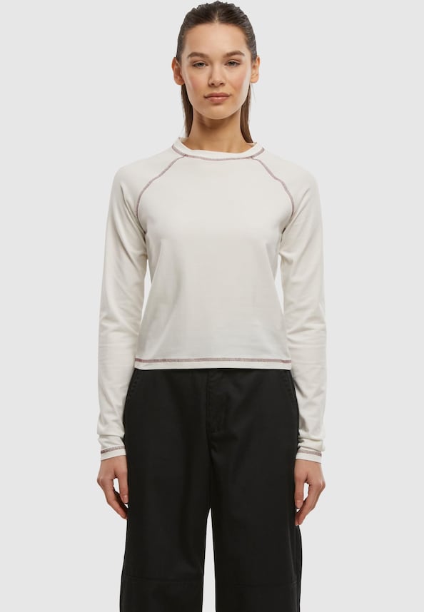 Ladies Contrast Jersey Longsleeve-2