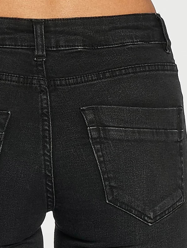 Urban Classics Lace up Denim Skinny Jeans-5