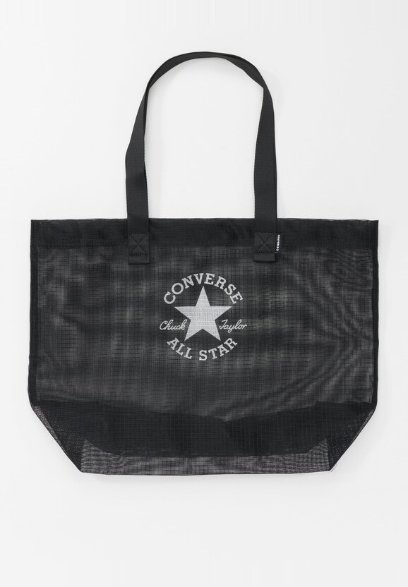 All Star Patch Print Mesh Tote-4