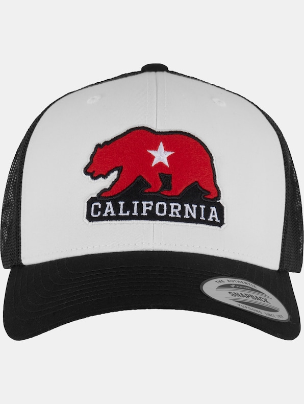 California Bear Patch Retro Trucker Cap-2