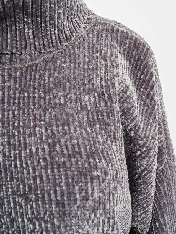 Ladies Short Chenille Turtleneck-3