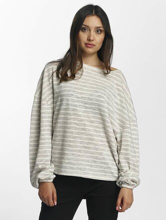 Ladies Oversize Stripe Pullover
