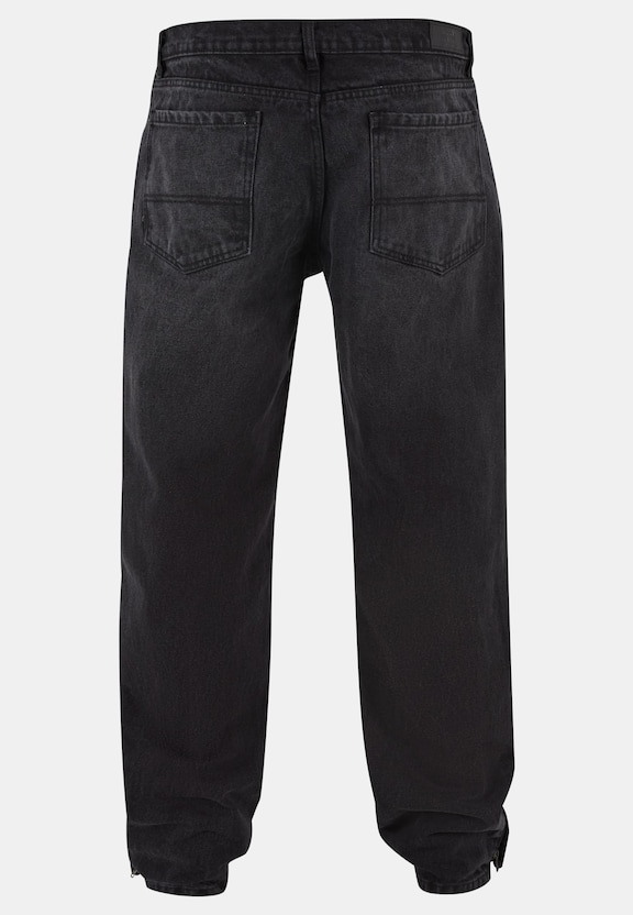 Heavy Ounce Straight Fit Zipped Jeans-3