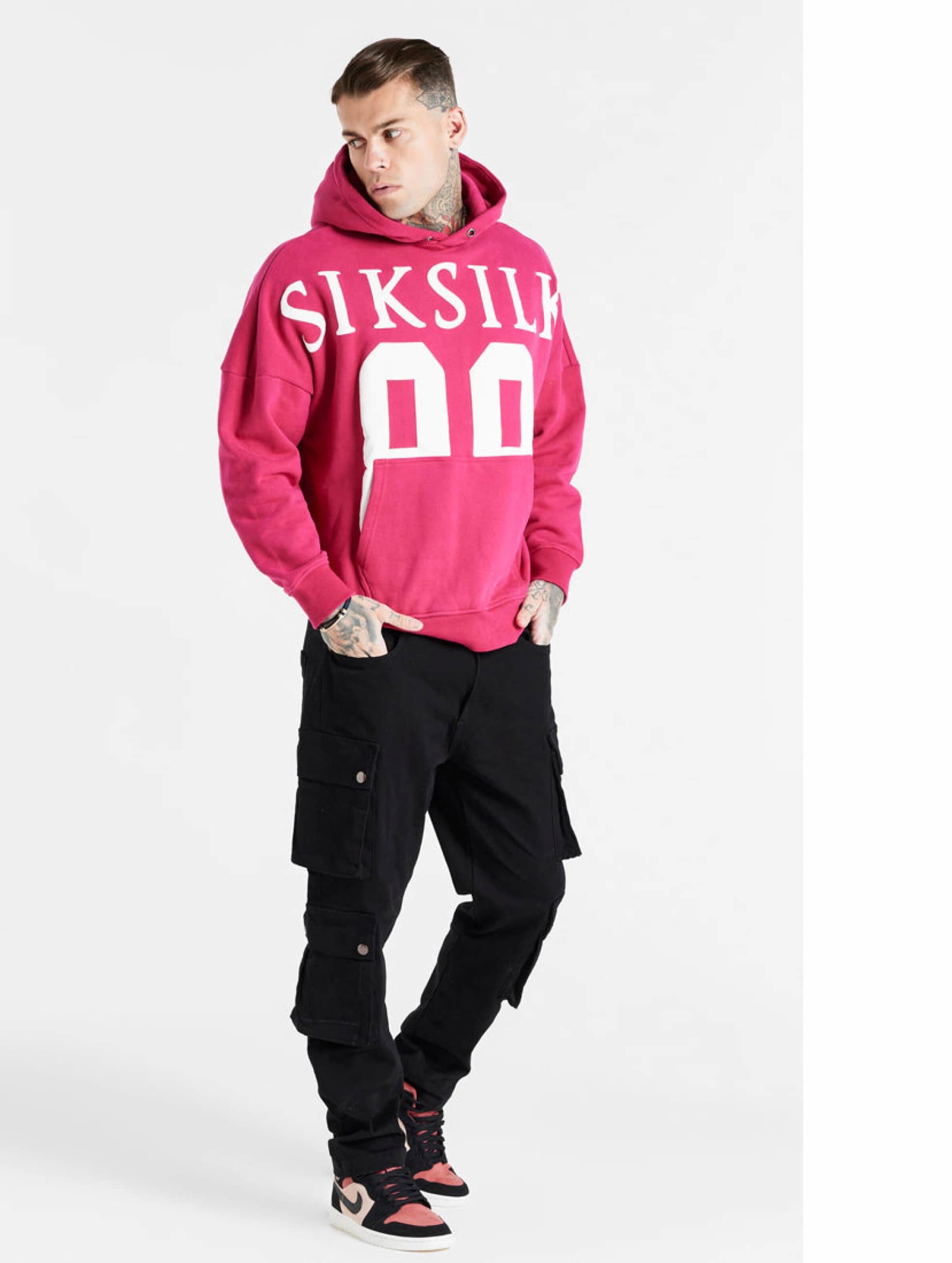 Pink sik cheap silk hoodie