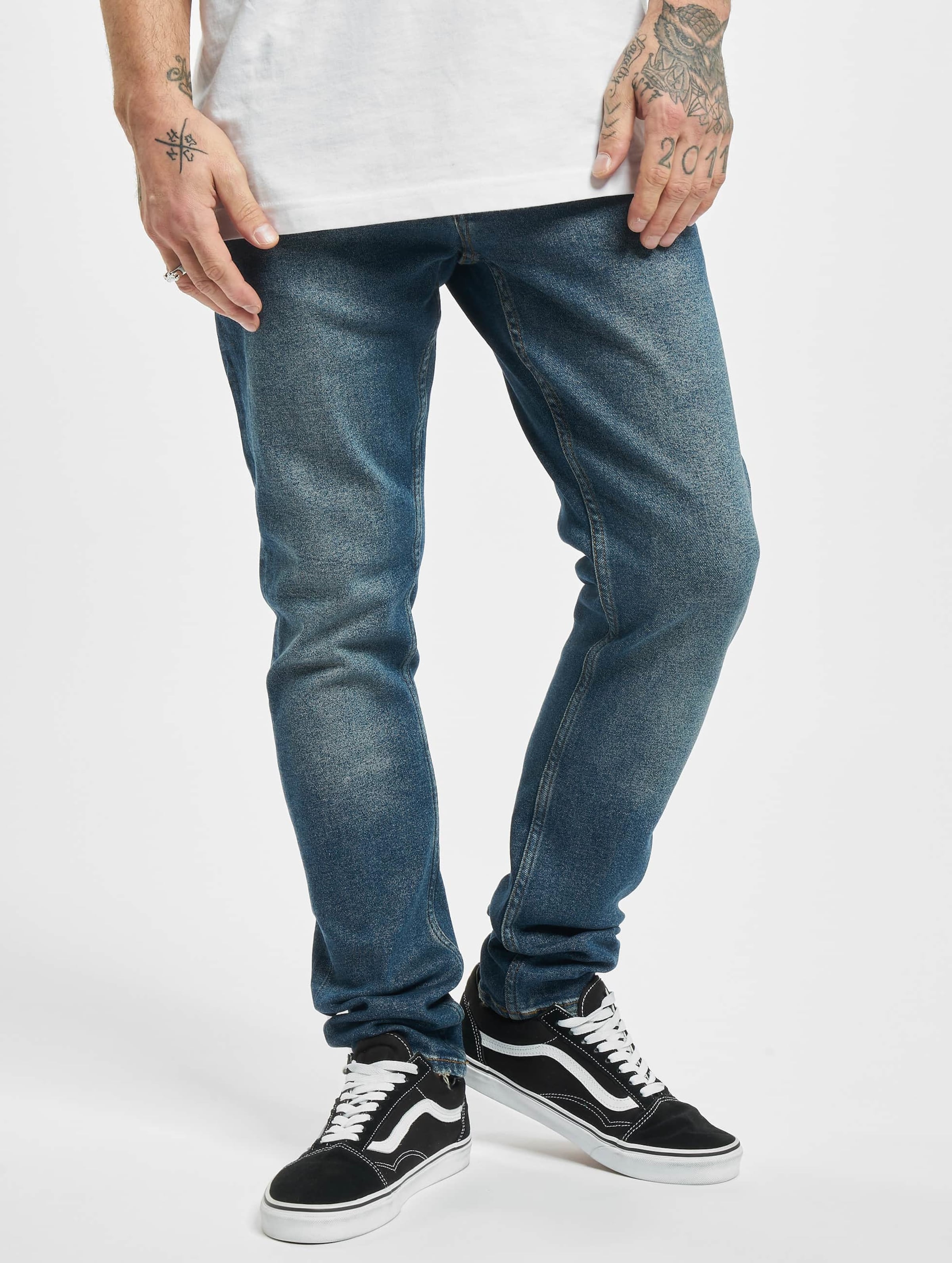 2Y Jörg Slim Fit Jeans Mannen op kleur blauw, Maat 31