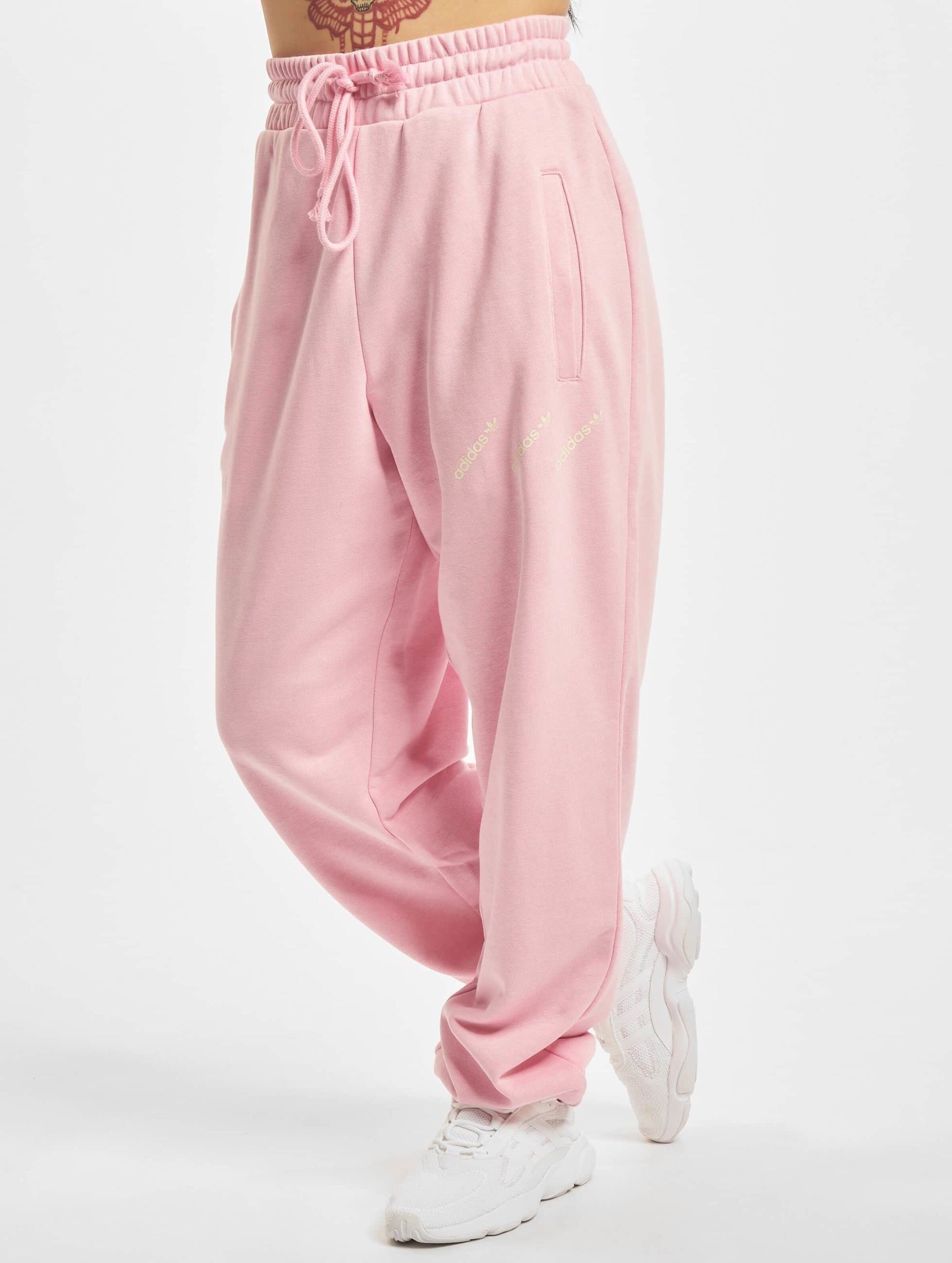 Adidas originals pink track pants sale