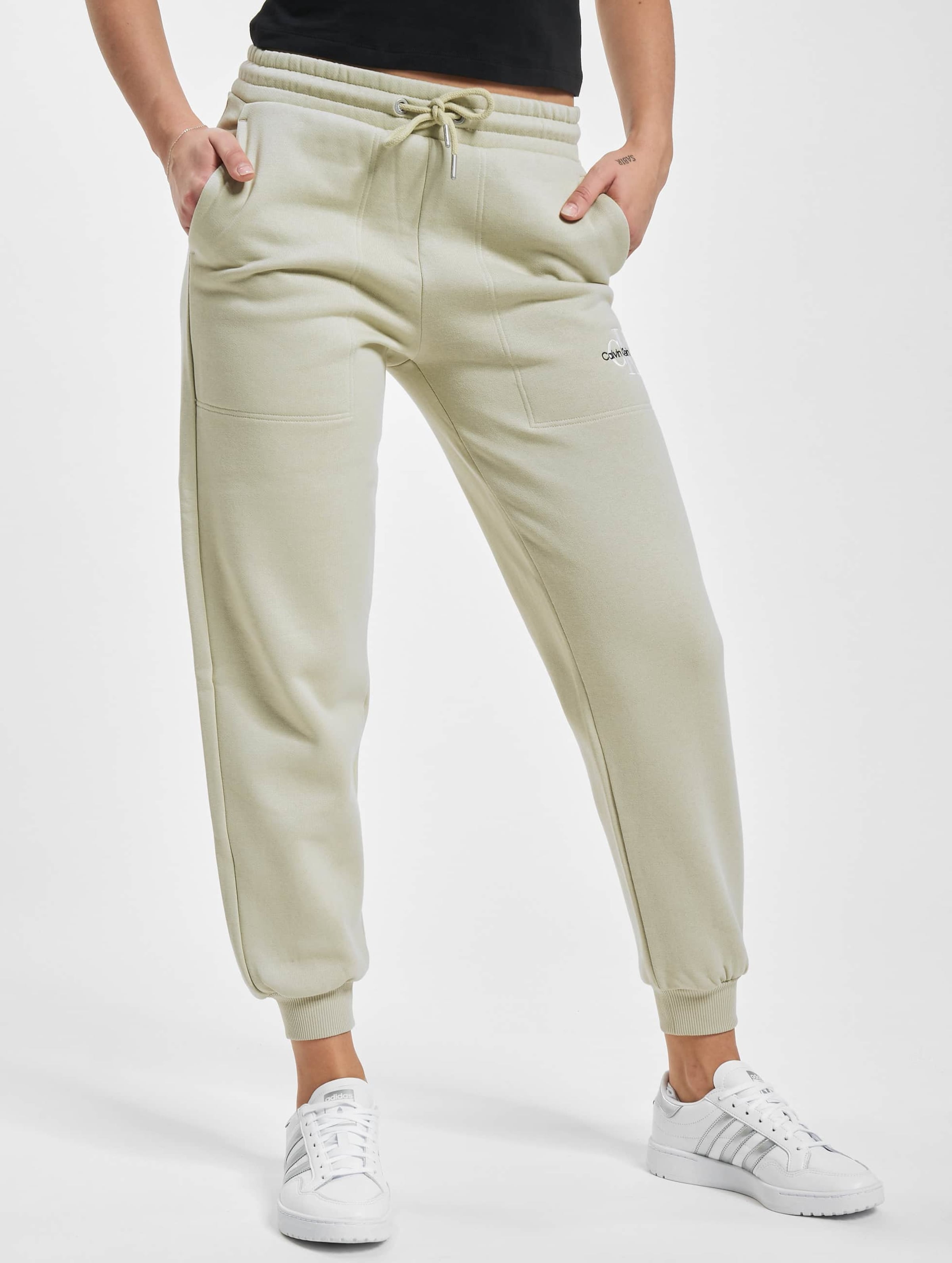 Calvin Klein Monogram Cuffed Sweat Pants Terracotta