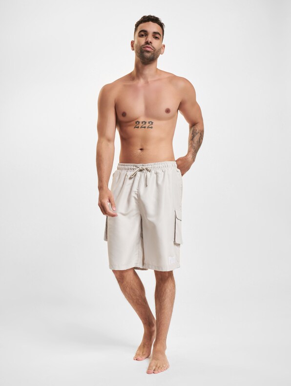 PEGADOR Upton Cargo Bermuda Swim Shorts-5