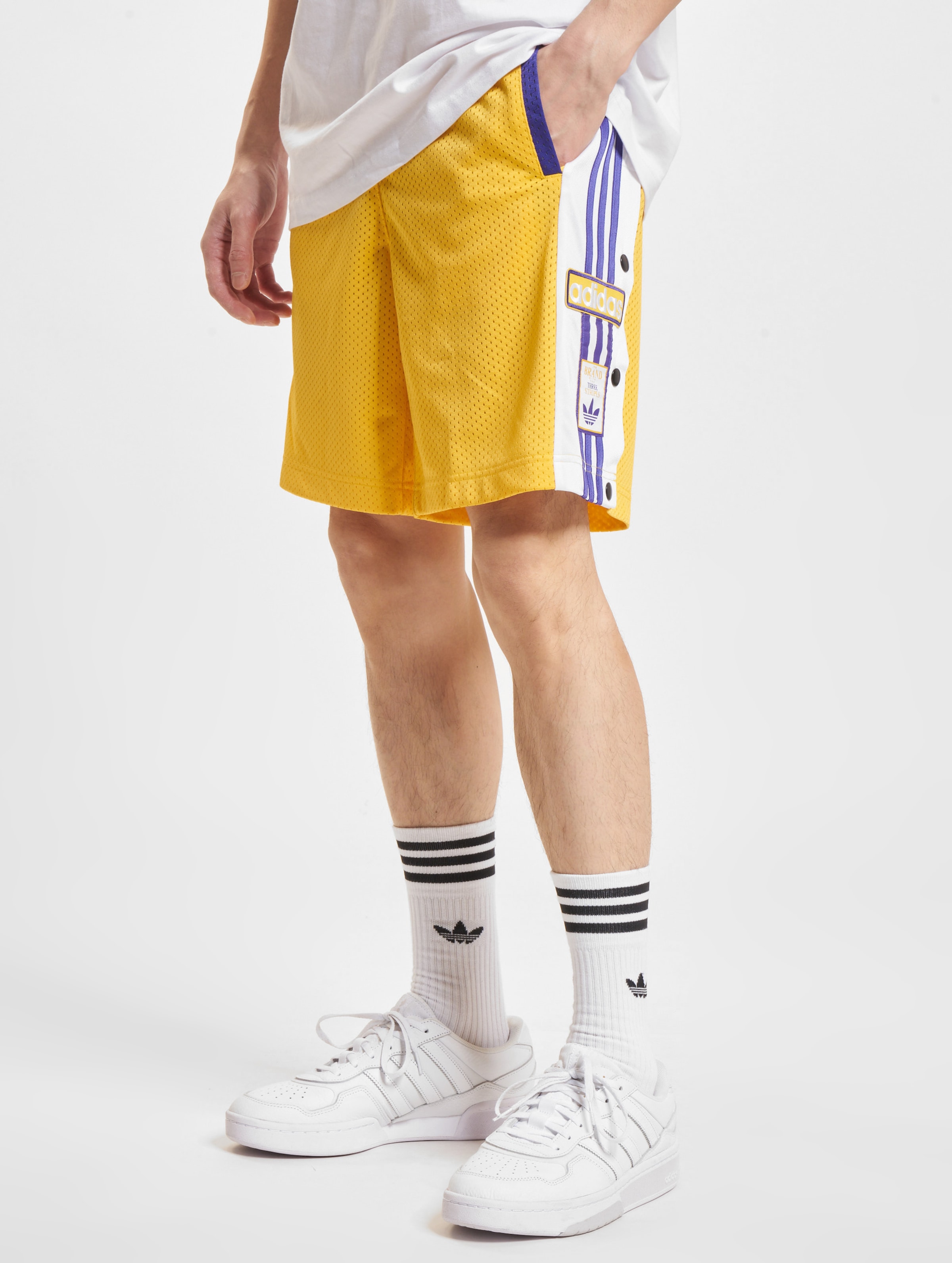 adidas Originals Adibreak BB Shorts Mannen op kleur geel, Maat XS
