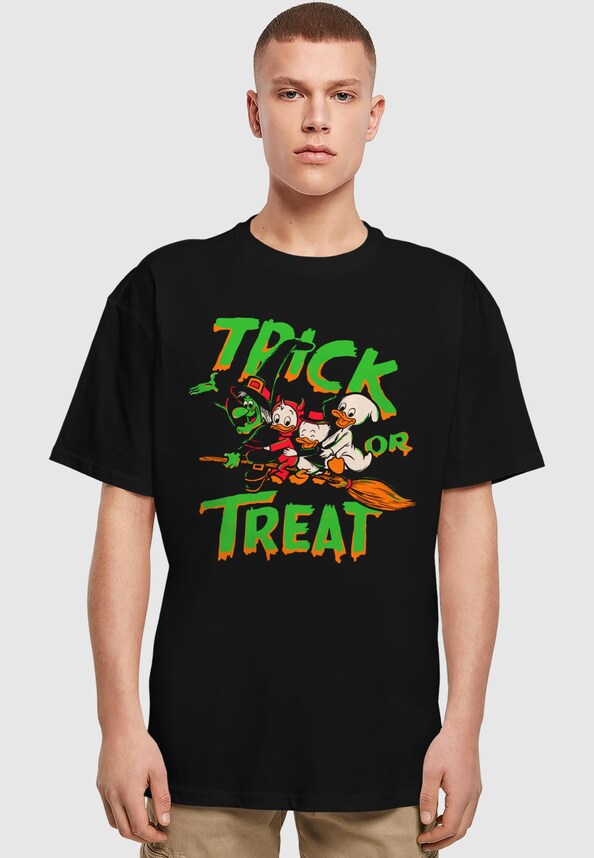 Disney Ducktales - Halloween Trick Or Treat Heavy Oversize Tee-0