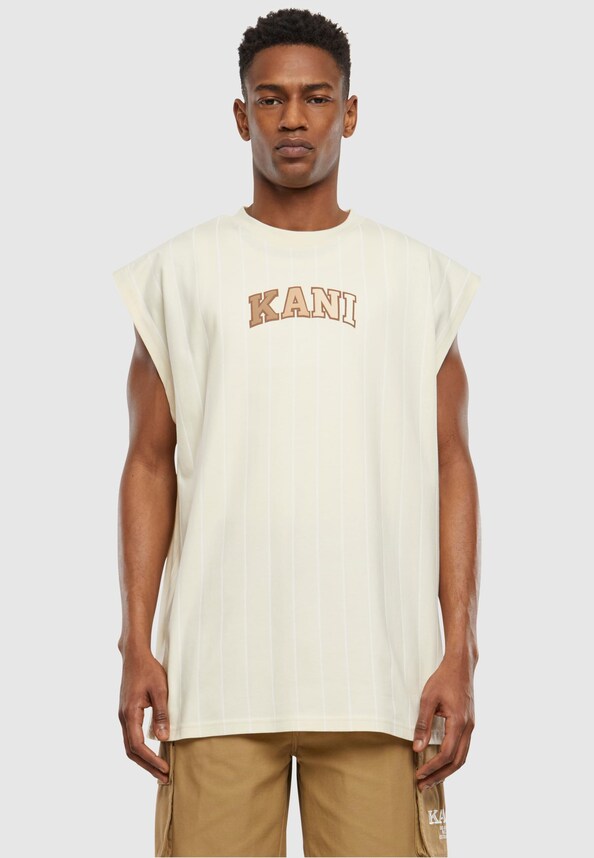 Small Serif Pinstripe Sleeveless -0