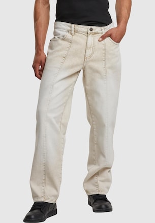 Wide Leg Denim With Dividing Seams