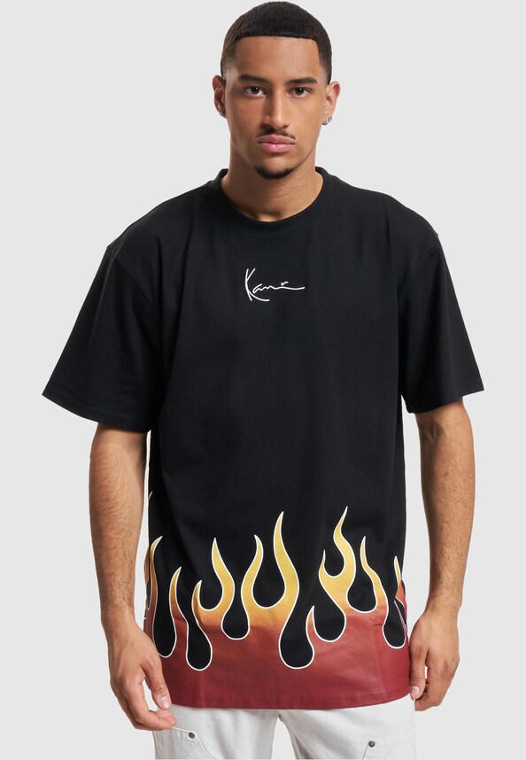 KM233-002-1 KK Small Signature Flame Tee-2