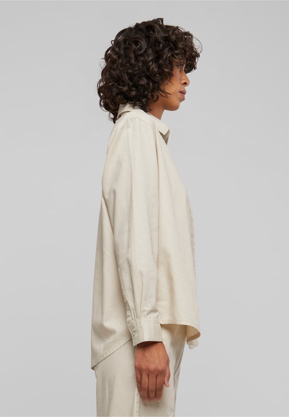 Ladies Linen Mixed Oversized-3