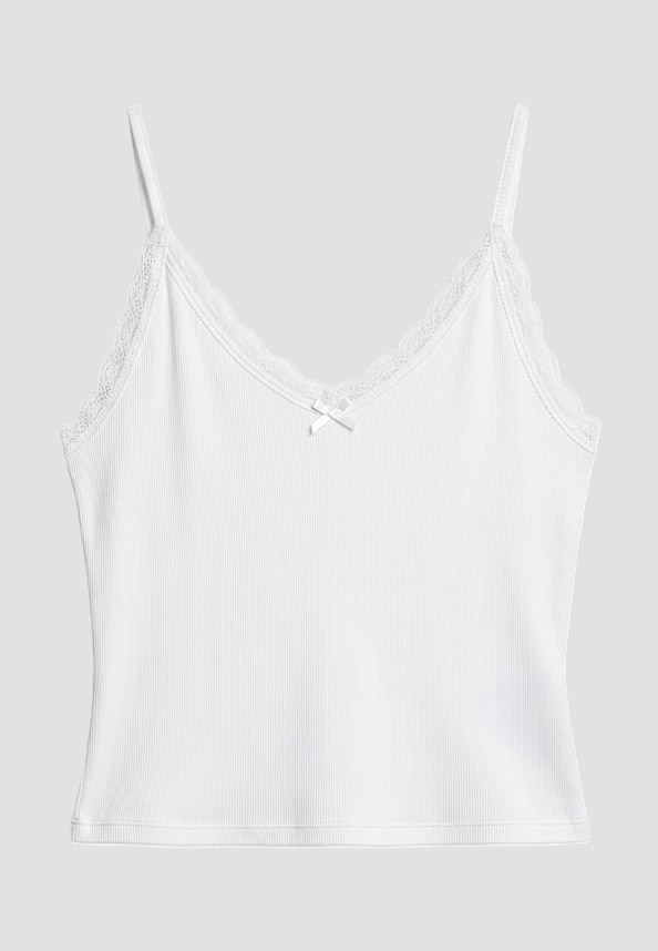 Ladies V-Neck Lace Top 2-Pack-5