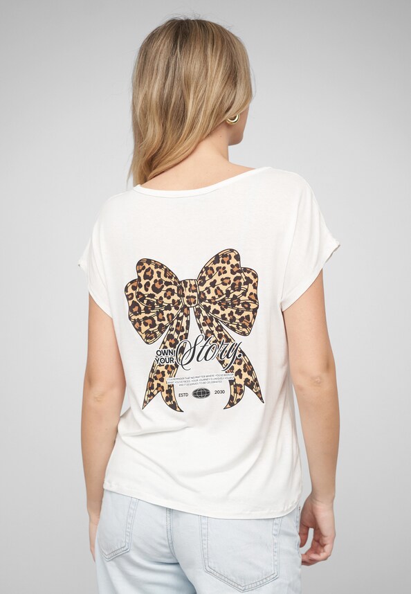 Viskose T-Shirt Print-1