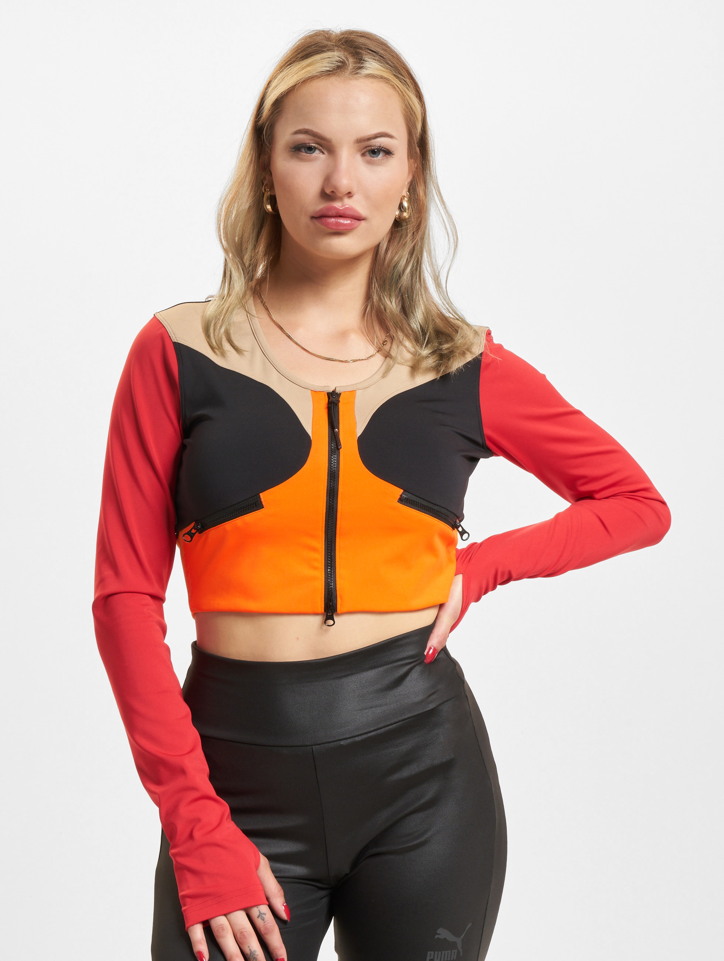 Puma Unity Crop Longsleeve op kleur kleurrijk, Maat XS