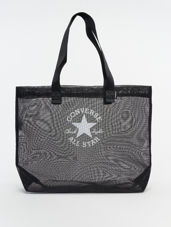 All Star Patch Print Mesh Tote-0