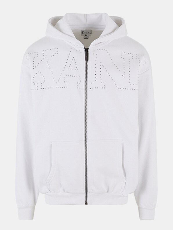 Karl Kani Studded Retro OS Full Zip Hoodies-3