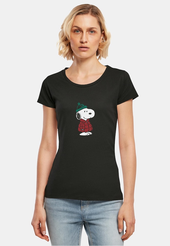 Ladies Peanuts Snoopy Dressed Up Basic-0