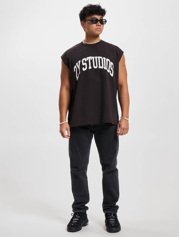 2Y Studios Logo Oversize Sleeveless T-Shirt-4