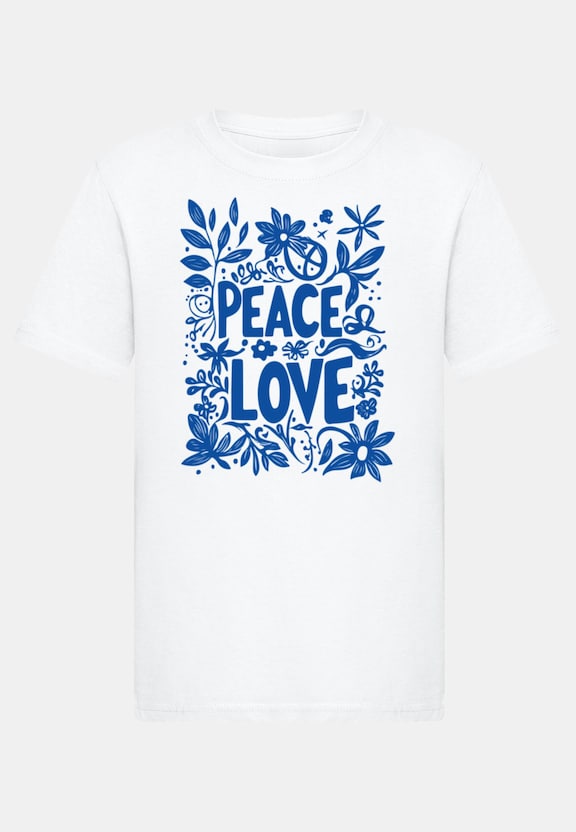 Kids Peace Love - Basic Tee-2