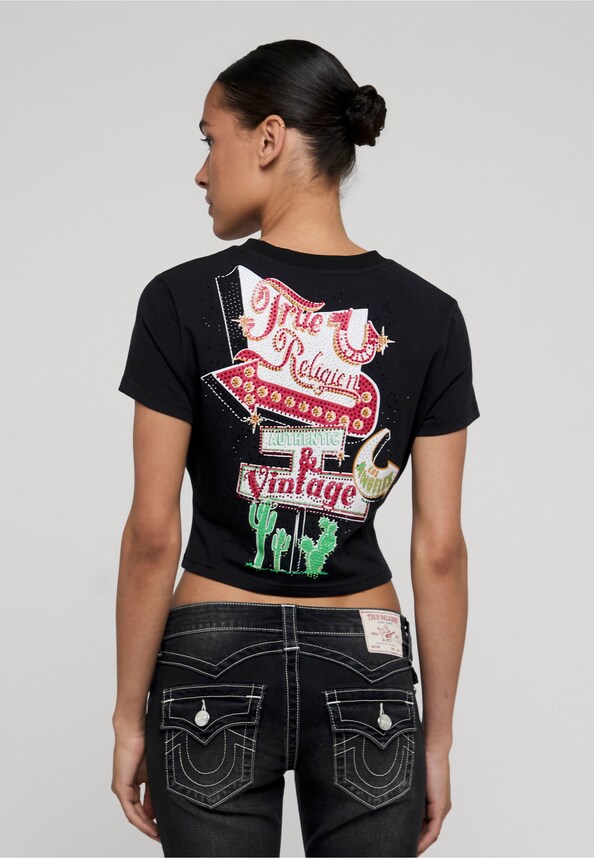 CRYSTAL TRUE GIRL CLUB BABY TEE-1