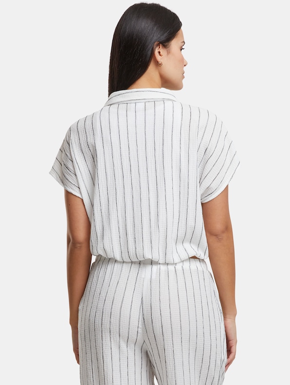 Ladies Structured Striped Tied-1