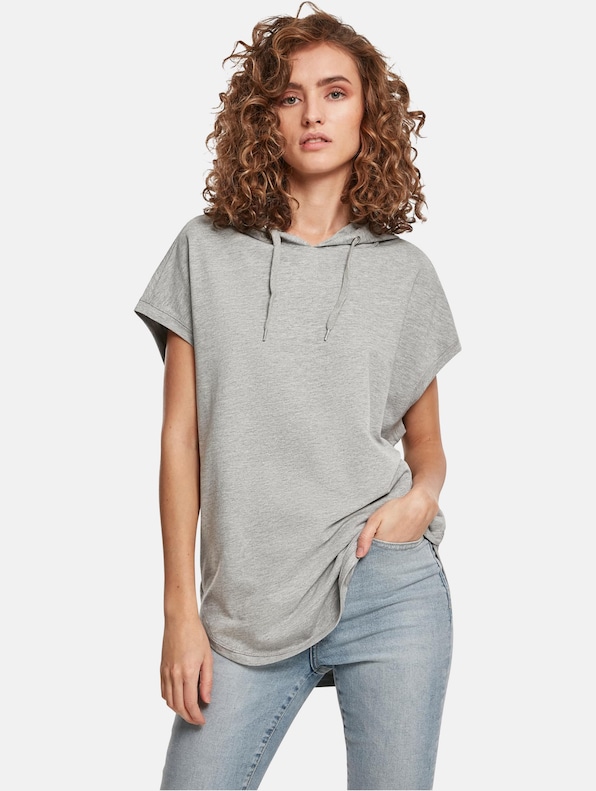 Ladies Sleeveless Hoody-0