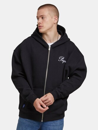 PEQUS Handwritten Logo Zip Hoodies