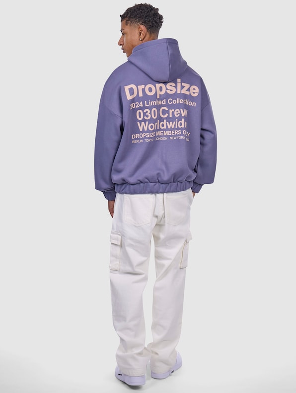 Dropsize Heavy Oversize Limited Zip Hoodies-4