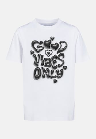 Kids Good Vibes Only Heart Tee