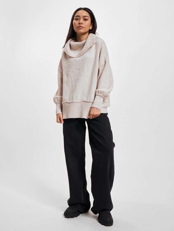 Only Onlhazel LS Cowlneck Bf Knit-4