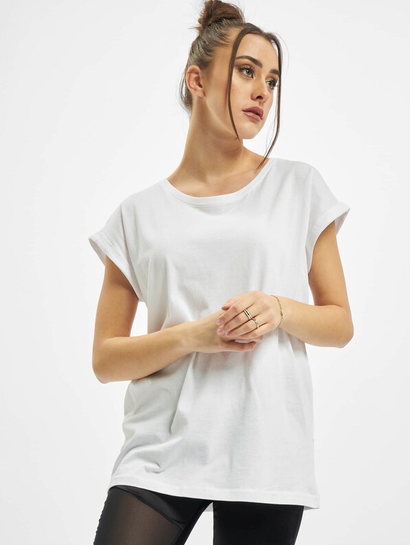 Ladies Organic Extended Shoulder Tee-0