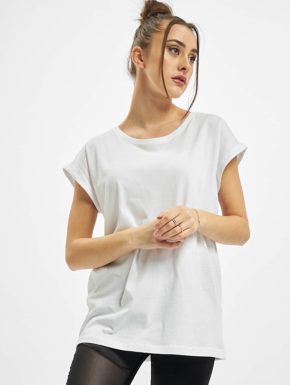 Ladies Organic Extended Shoulder Tee-0