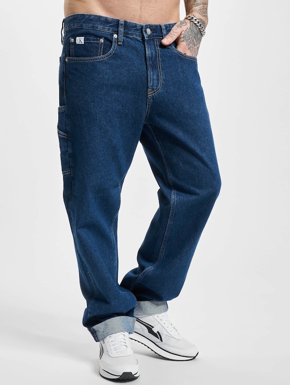 Calvin Klein 90s Utility Straight Fit Jeans Denim-2
