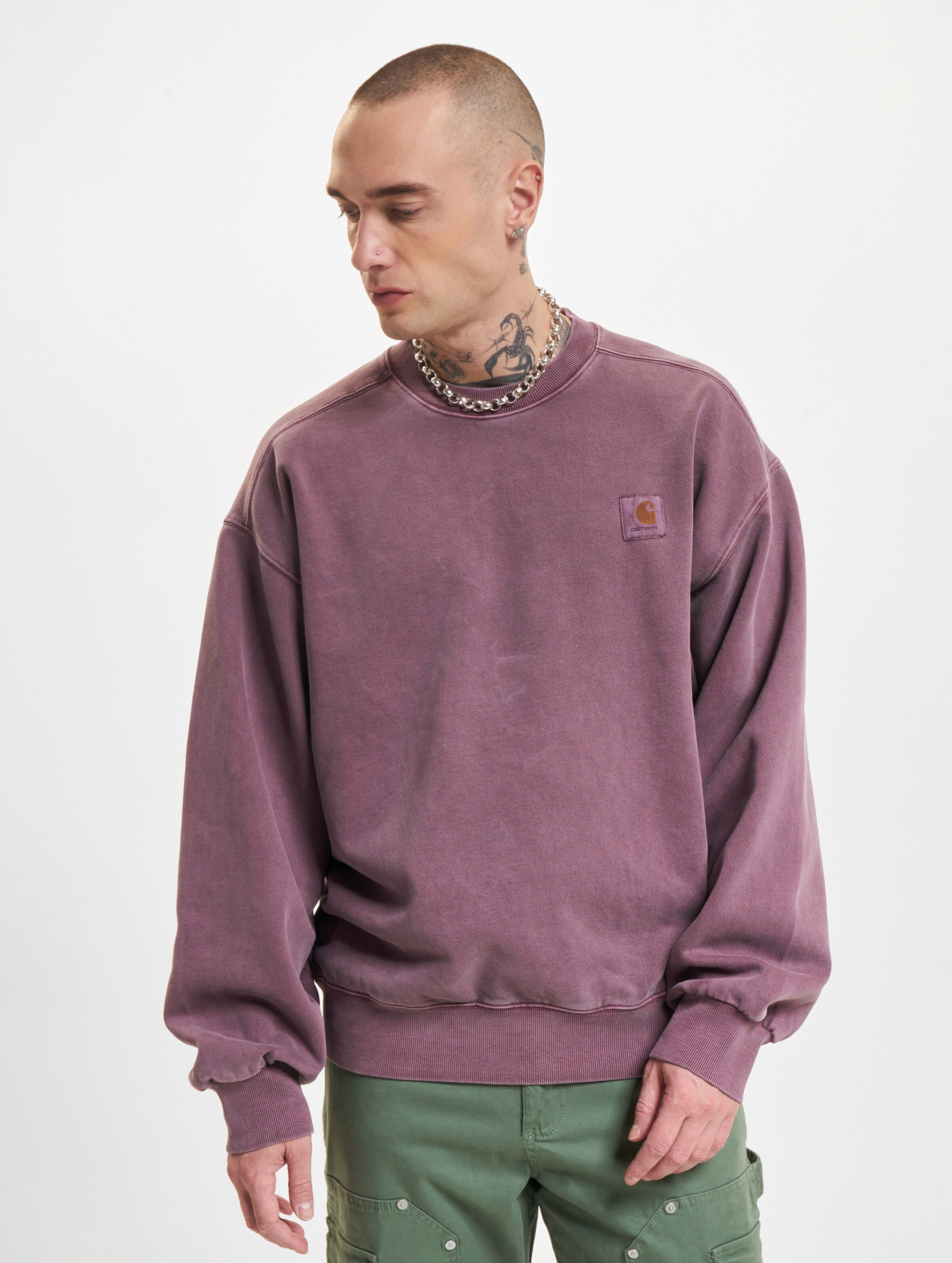 Carhartt WIP Vista Sweater Mannen op kleur violet, Maat M