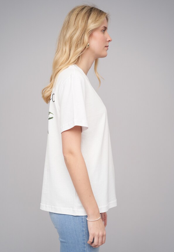 Ladies 77 Limoncello White Tee-3